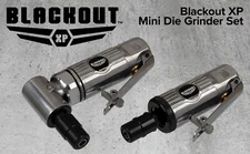 Blackout XP Air Die 1/4" Grinder Combo Kit with Right Angle and Straight Grinder