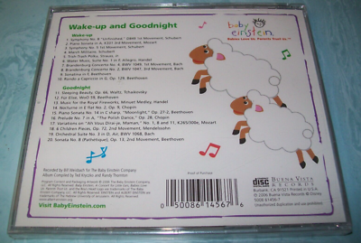 Baby Einstein: Wake-Up and Goodnight by Baby Einstein (CD) for