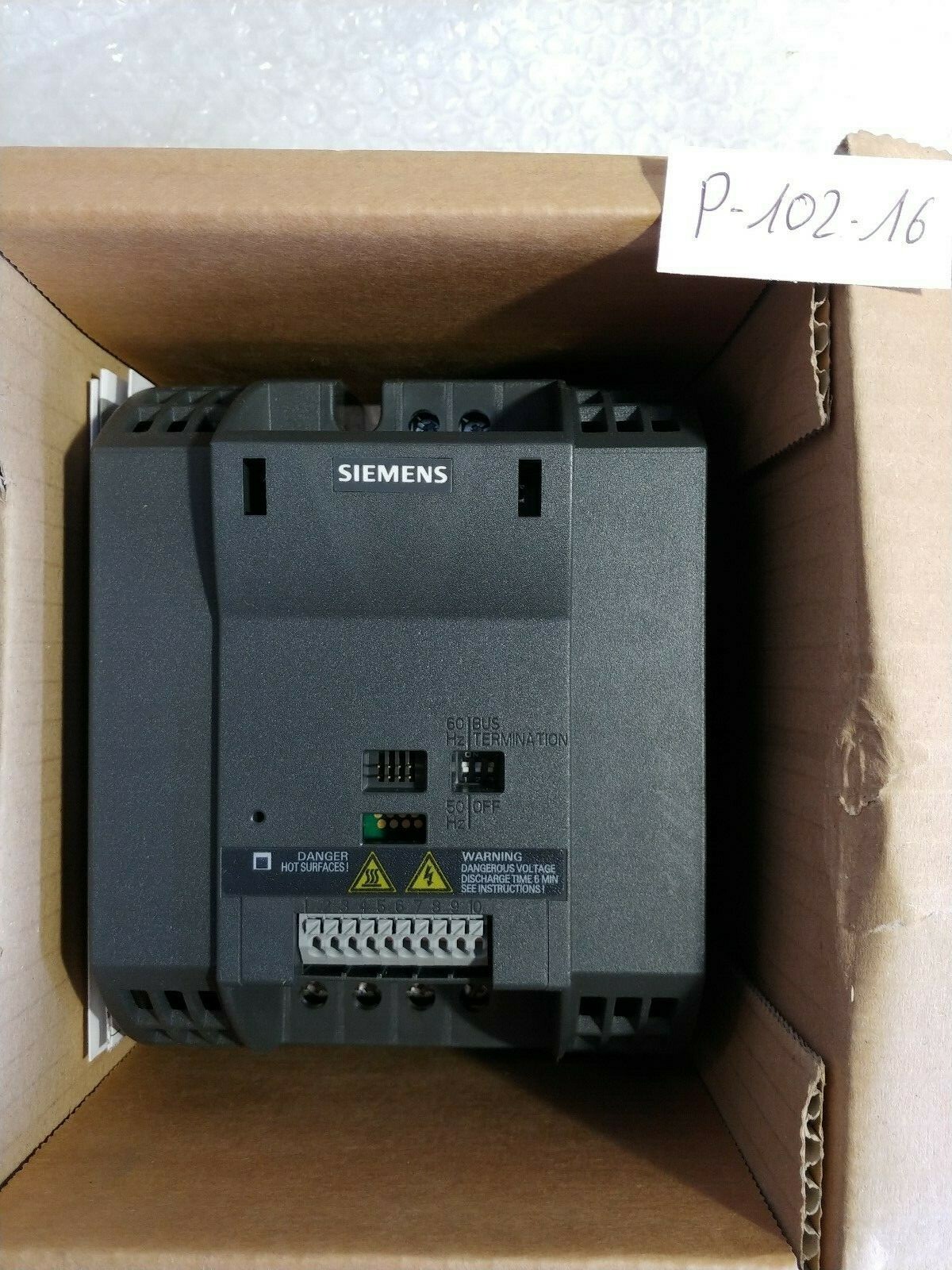 Siemens Sinamics G110 CPM110 – Frequenzumrichter 0,37 KW, 6SL3211-0AB13-7BA1, Gebraucht Aus Deutschland