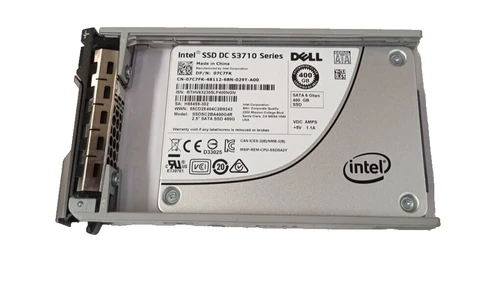DELL/Intel SSD DC S3710 400Go SSDSC2BA400G4R 2.5" SATA 6Gb/s 07C7FK avec plateau - Photo 1/1