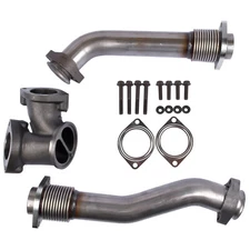 Turbo Diesel Exhaust Up Pipes & Gaskets F4TZ6K854C for 99-03 Ford F250 SuperDuty