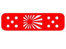 Jdm Sun Band Aid Japan Flag Vinyl Decal Sticker Jdm Racing Rising Sun