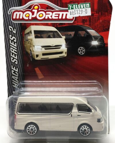 Majorette Toyota Hiace Series 2 Van White 1:69 (3") Wheel 5U - in Long Package - Picture 1 of 4