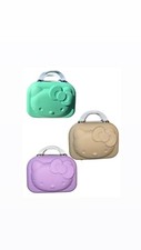 NEW Hello Kitty 12 3 colors Available Hard Case Suitcase W/Handles Zipper USA