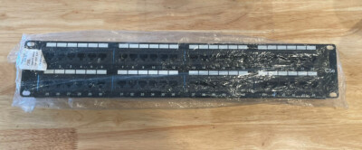 LOT OF 1 DIXON C5E P48T-K11  48-PORT RACK-MOUNT PATCH PANEL