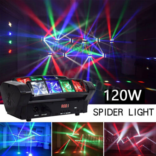 8X15W LED Moving Head Stage Lighting DMX Wedding Party Show Spot Light Effect DJ - Picture 1 of 18