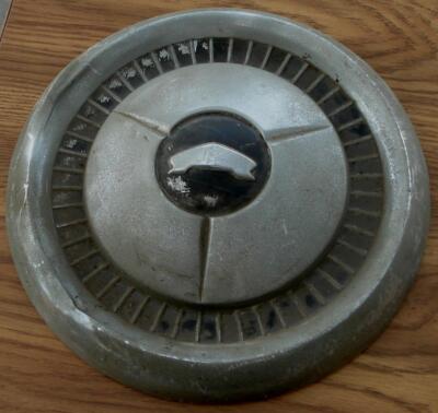 Nice Vintage Steel Enameled Hubcap, 1950s or Earlier, LOOKS OLD ...