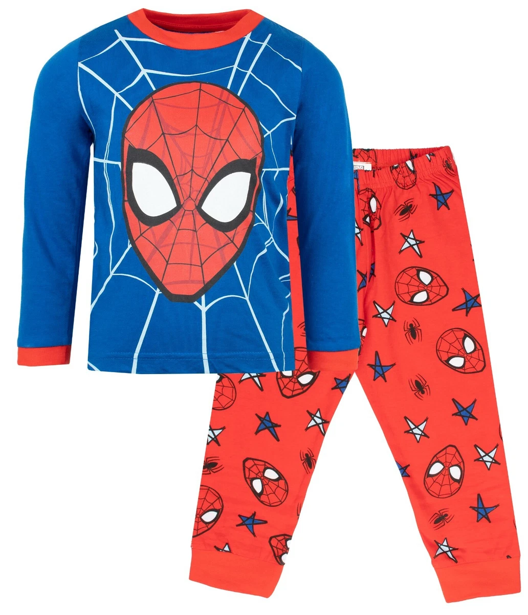 Ensemble pyjama Marvel Spiderman I Ages 3 10 Ensemble manches longues Spiderma