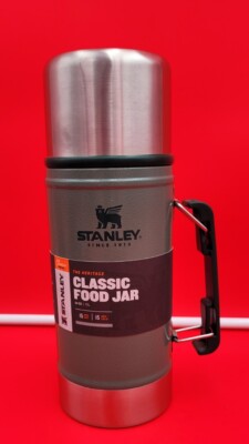 NEW Stanley Classic Food Jar 24oz Vacuum Thermos Camping Cookware Green READ