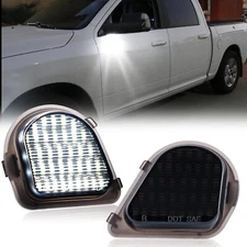 6000K LED Side Mirror Puddle Lights for 10-19 Dodge Ram 1500 2500 3500 4500 5500