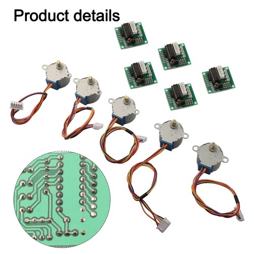 5V/4-Phase Geared Stepper Motor With ULN2003 Driver Board 28BYJ-48 For Arduino - Picture 5 of 12