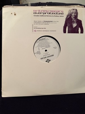 Britney Spears Overprotected Vinyl 12'' Single Promo Pop Jive JDAB-400271