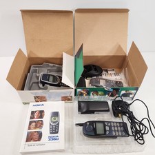 Vintage Nokia Cell Phones 3360 5160i w/ Original Boxes Untested