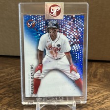 2022 Topps Pristine - Rafael Devers #5 Blue Pristine Pulsar Refractor /75