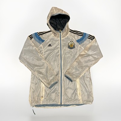 RARE Authentic 2014 Adidas Argentina AFA Rain Jacket World Cup Era