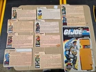 Vintage GI Joe - 1 Full Card and 10 File Cards