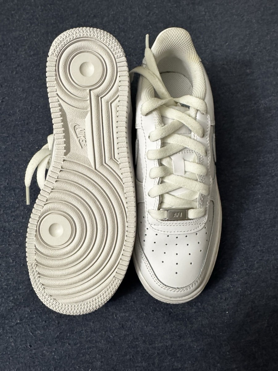 Size 4.5 (GS) - Nike Air Force 1 LE Low Triple White for