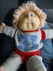 1982 Cabbage Patch Kids Boy Blonde Hair Blue Eyes #2  A 8 KT Factory Outfit