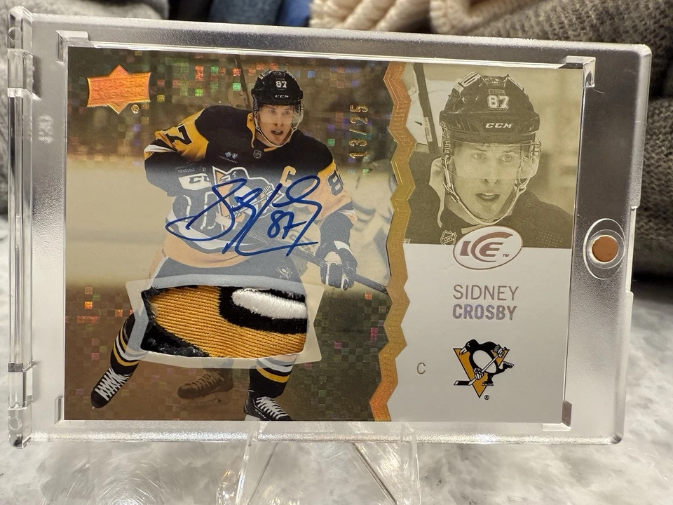 Parche de redención Sidney Crosby Upper Deck 2023/auto/25!! Parche Insane - RARO 🥅 Foto 2 de 4