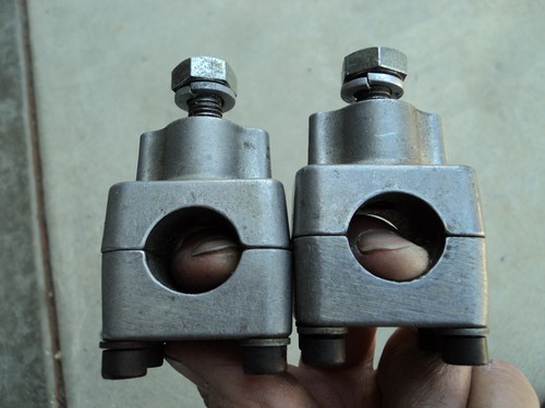 Husqvarna Handlebar Risers / Clamps 1967-1976, 125cc thru 400cc - Picture 3 of 7