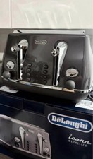 Image of DeLonghi Icona Metallics 4 slice Metallic Grey Toaster Brand New In Box RRP £115