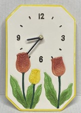 Vintage Ceramic OTAGIRI Wall Clock - White wi...