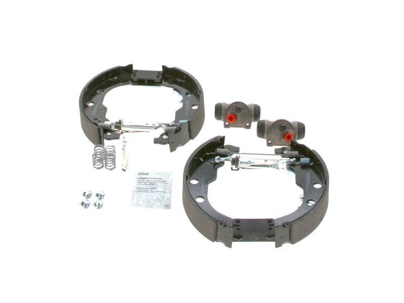 Mâchoires de frein arrière Bosch anti-sifflement pour tambour usé Peugeot 1611450580