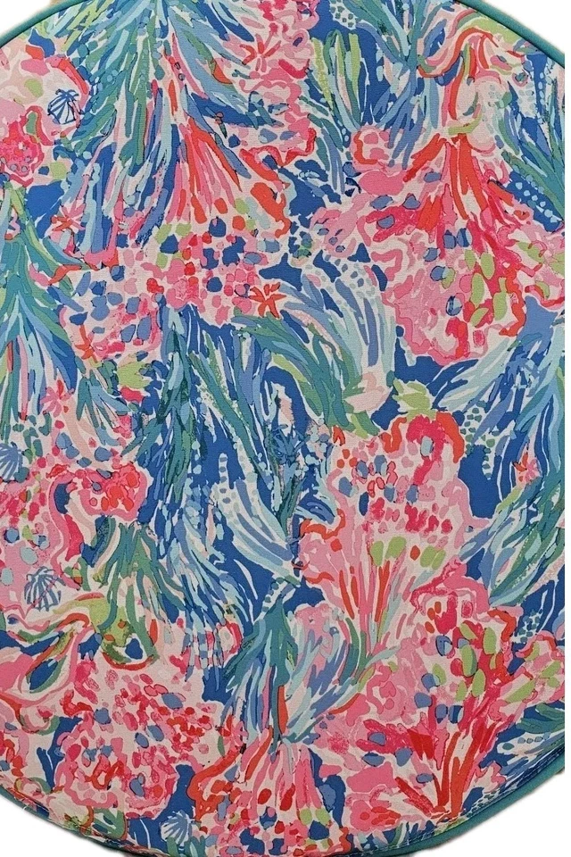 Lilly Pulitzer x Pottery Barn 24" Floor Cushion Pillow Indoor Outdoor RARE - Image 3 of 4