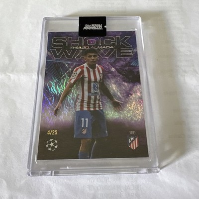 Topps Total Football Thiago Almada Atletico Madrid Shock Wave 4/25 Argentina