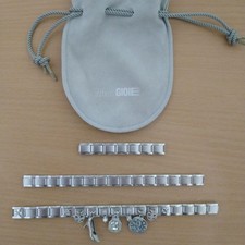 Messagio Disney Princess Cinderella Bracelet Limited Edition Silver Tone Metal