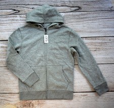 NWT CHILDREN'S PLACE TCP Hoodie Sweatshirt L 10/12 Heather Gray Full Zip Basic