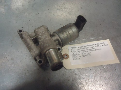 Opel Tigra TwinTop Abgasr�ckf�hrventil AGR EGR 55556720 1.4i Twinport 66kW Z14XE