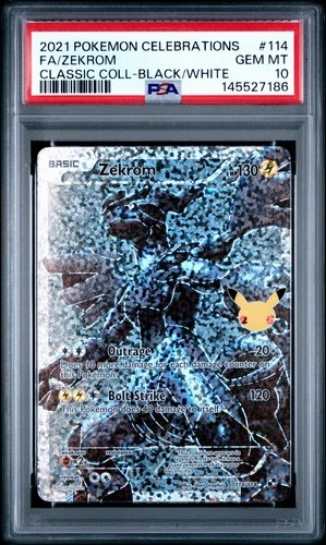 Zekrom 114/114 Celebrations Classic Collection Holo PSA 10 Pokémon card
