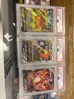 Complete PSA 9 Charizard UPC Promo Set. All three graded together – SWSH260–262
