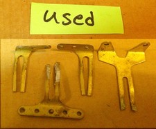 Junk Yard Brass Adjustable Slot Car Body Mounting Brackets used
