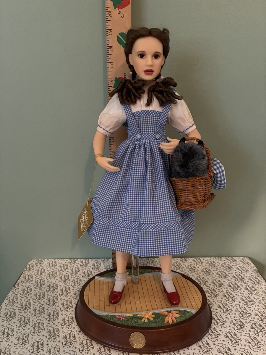 トールペイント作品Antiques & Collectibles Franklin Mint Dorothy Musical Portrait Doll Wizard Of Oz Works Box