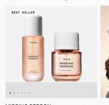 Phlur Missing Person Perfume FULL SIZE 50ML 1.7FL OZ new with box And Body Oil