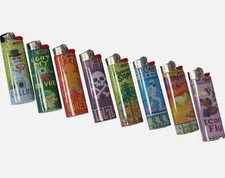 BIC Christmas Holiday Ugly Sweater Design Lighters Pack of 8 Lighters
