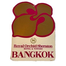 Vintage Royal Orchid Sheraton Hotel & Towers Bangkok Luggage Sticker
