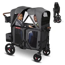 RADIO FLYER BABY STROLLER, WAGON FOR KIDS, OUTSIDE TOYS FOR TODDLERS - GRAY
