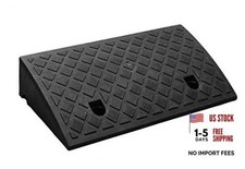 Curb Ramp Portable Lightweight Heavy Duty Plastic Threshold Ramp for 4.25" 1PCS