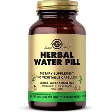 Solgar Herbal Water Pill, Concentrated Extract Formula, 100 Vegetable Caps