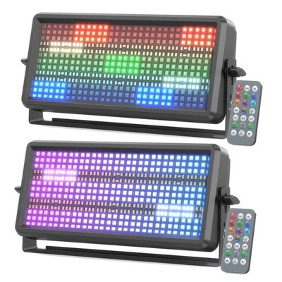 Paar - CFX Blazer Impact 384 Strobe DMX LED Flood