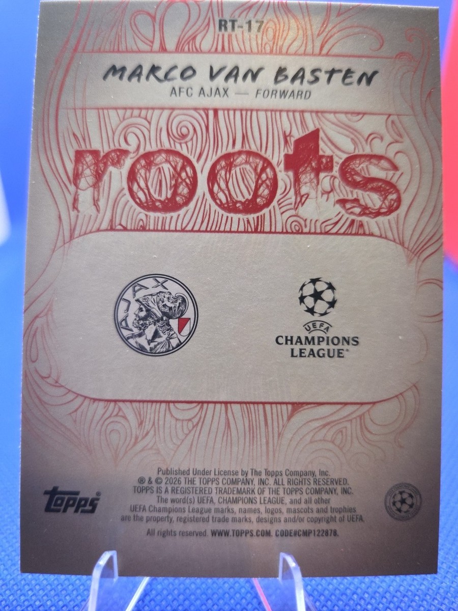 2025-26 Topps UEFA Champions League Roots Marco van Basten Ajax