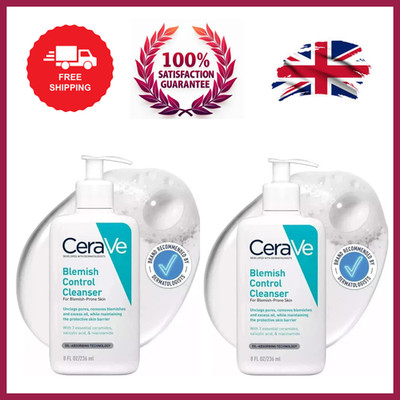 2 Stück CeraVe Blemish Control Gesichtsreiniger - 236 ml
