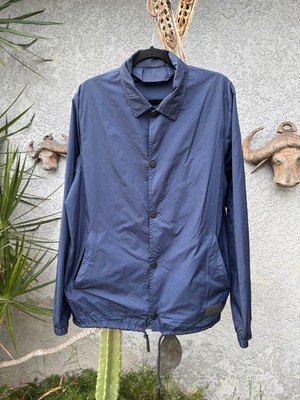 Acne Studios Lagom / Face Collection Midnight Blue Windbreaker Size 50 Large 