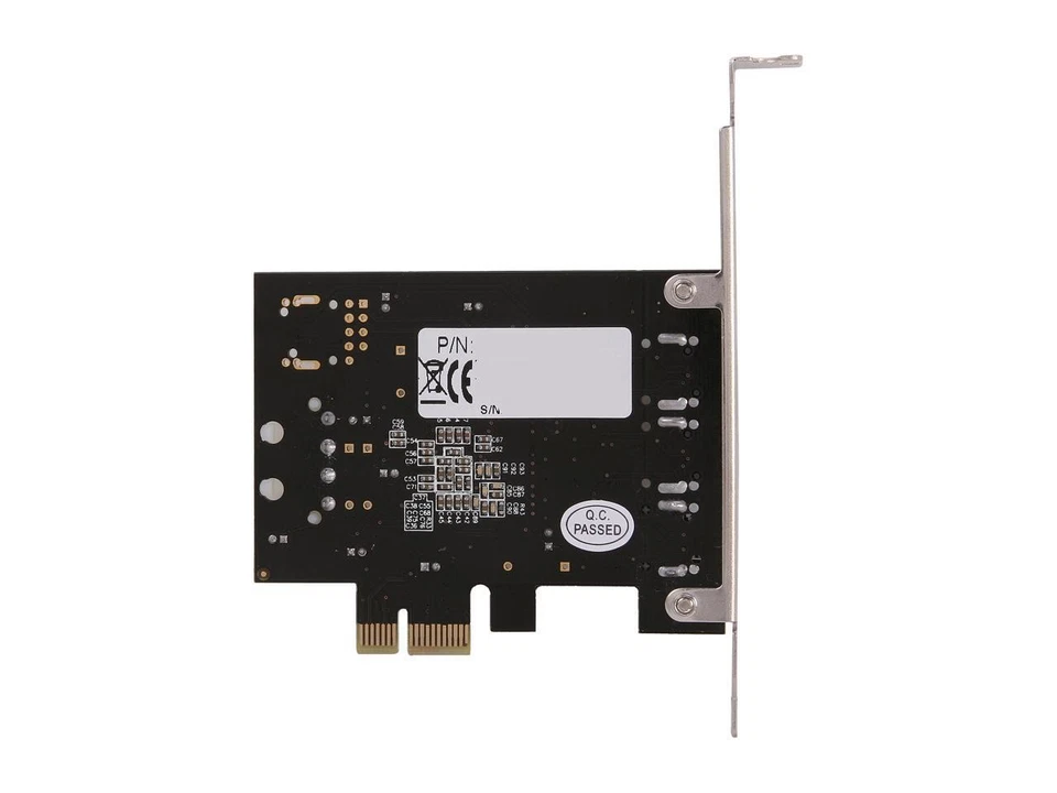SYBA SY-PEX30016 3 Port IEEE 1394 Firewire 2x 1394B & 1x 1394A PCIe 1.1 x1 Card - Image 4 of 4