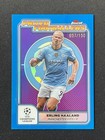Erling Haaland 2024-25 Topps Finest UEFA Prized Footballers Blue /150 #PF-22