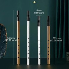 Flauto fischietto irlandese chiave C/D latta penny fischietto 6 fori flauto strumenti musicali