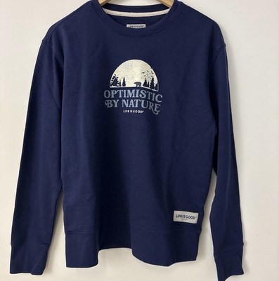 Life is Good 3er Set Sweatshirt Gr M Blau Baumwolle weich 